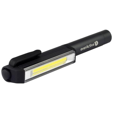 WL200 torcia Nero Torcia elettrica con clip COB LED - Foto 9