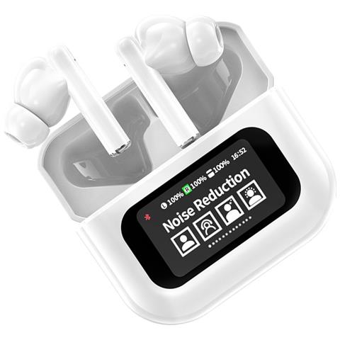 Auricolari Bluetooth Bianchi Con Anc, Display Touch Lcd E Lunga Durata Della Batteria - Foto 1