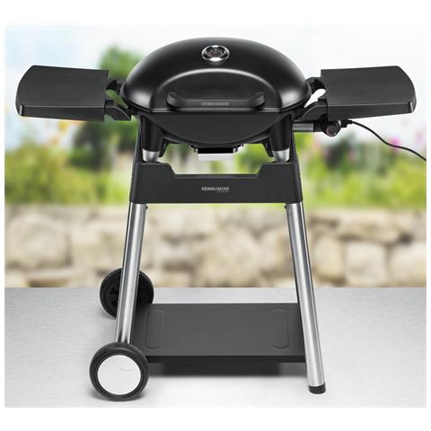 BBQ 4100/S barbecue per l'aperto e bistecchiera Barbecue /grill Kamado Da tavolo Elettrico Nero 2200 W - Foto 2