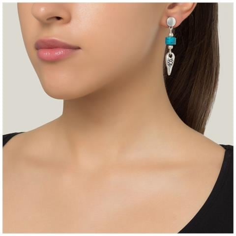 Orecchini In Argento Con Pietra Turchese - Foto 2