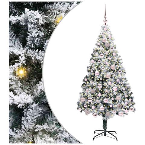 Albero di Natale artificiale con 300 LED Bianco 180 cm - Foto 1