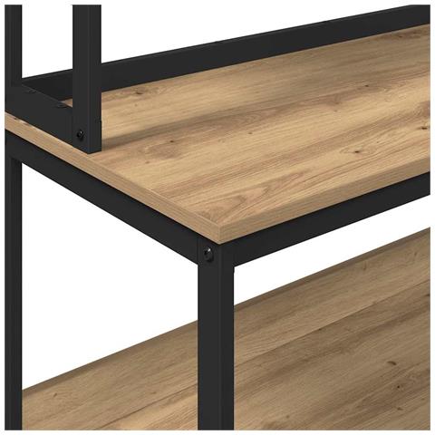 Mensola da cucina Rovere artigianale 100 x 40 x 168 cm - Foto 9