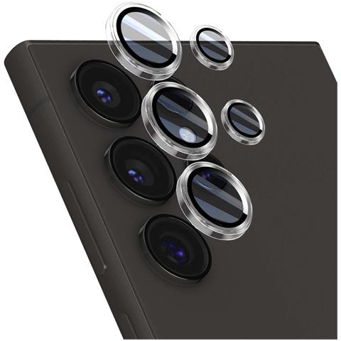 Protezione Obiettivo Fotocamera Per Galaxy 24 Ultra Serie Lens Ring, Trasparente - Foto 1