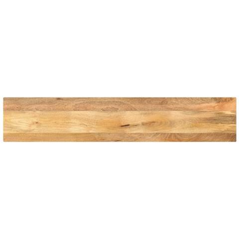 Piano per Tavolo 180x40x3,8cm Rettangolare Legno Massello Mango - Foto 1