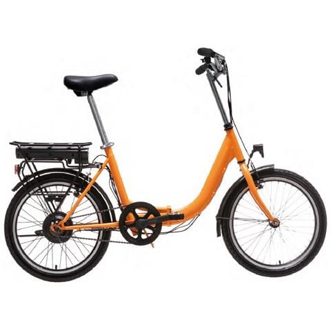Bici E-bike Pieghevole In Acciaio Misura 20 Batteria 24v 7.8ah Motore Mxus 250w 19nm Bicicletta Richiudibile - Taglia Unica Azzurro - Foto 3