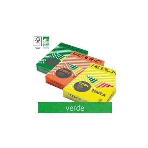 carta copy tinta a4 160gr 250fg col. forti verde fabriano - Foto 1