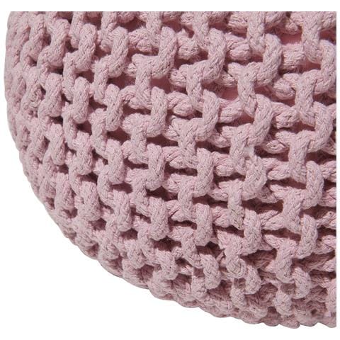 Pouf Poggiapiedi In Tessuto Rosa 40 X 25 Cm Conrad - Foto 39