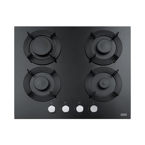 Piano Cottura FHMF6044GCBK a Gas 4 Fuochi Gas Colore Nero - Foto 1