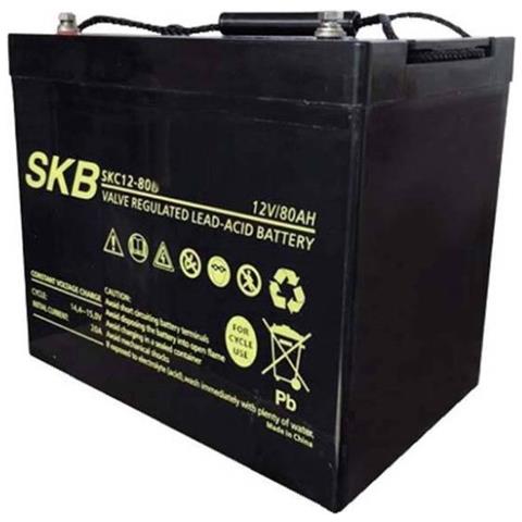 Batteria Agm Cycle Use Sk12-80s 12 V - 80 Ah - Foto 3