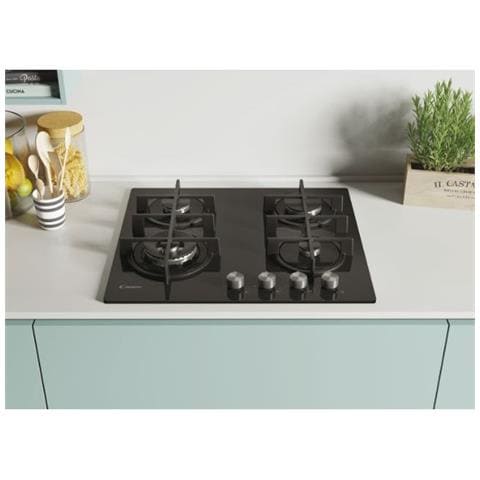 Piano Cottura CDK6GF4WEKB a Gas 4 Fuochi Gas Colore Nero - Foto 5