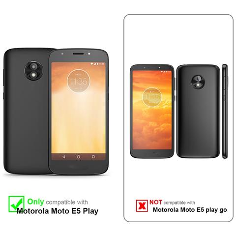 Custodia Compatibile Con Motorola Moto E5 Play In Rosso Mela - Coperchio Protettiva Con Chiusura Magnetica, Funzione Stand E Tasca Per Le Carte - Foto 10