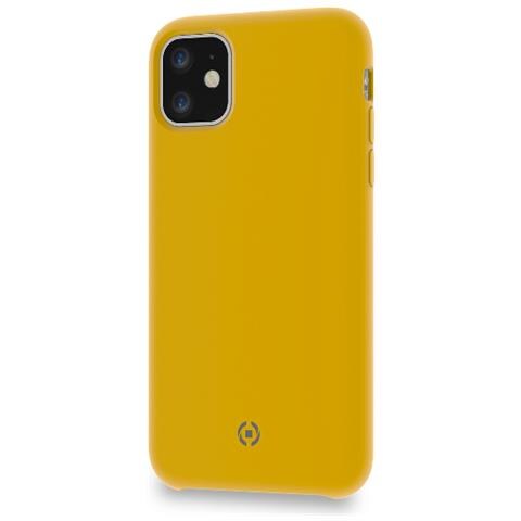 Custodia Celly Apple Iphone 11 Cover Leaf Yellow Leaf1001yl - Foto 1