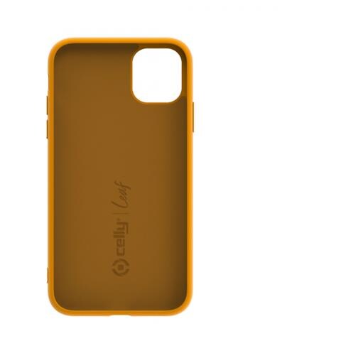 Custodia Celly Apple Iphone 11 Cover Leaf Yellow Leaf1001yl - Foto 2