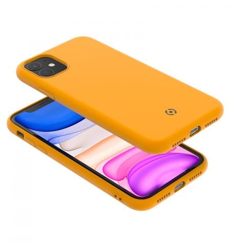 Custodia Celly Apple Iphone 11 Cover Leaf Yellow Leaf1001yl - Foto 3