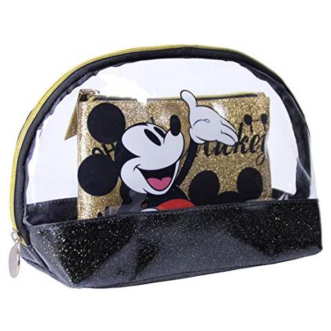 Neceser Aseo / Viaje Mickey Set Da Toeletta Wc / Viaggio Topolinobambini Unisex Multicolore 22,5 X 15,5 X 5,0 Centimetri - Foto 1