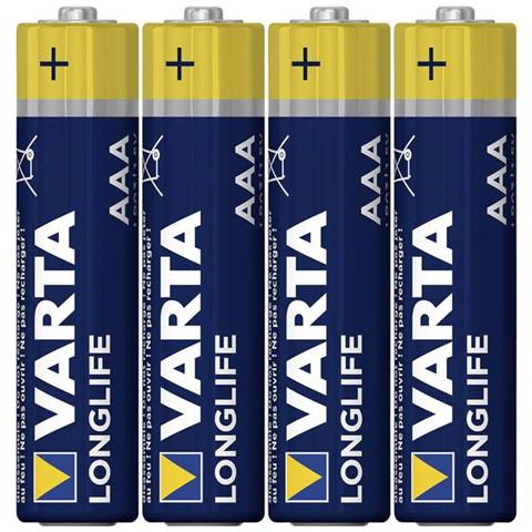 Blister 4 Batterie 1.5v Longlife Alcalina Ministilo Aaa - Foto 2