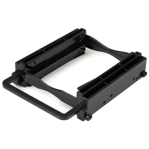 " Staffa di montaggio Tool-Less per doppio disco duro SSD / HDD da 2,5"" per alloggiamento da 3,5""" - Foto 2