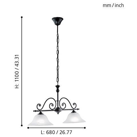 MURCIA, Nero, Bianco, Bianco, Superficie, E27, 60W, 120W - Foto 2