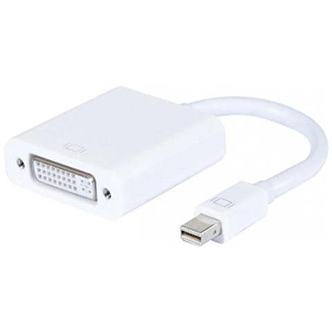 127388 Mini DisplayPort 1.1 DVI Bianco cavo di interfaccia e adattatore - Foto 1