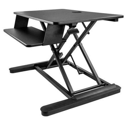 Stazione Di Lavoro Sit-stand Regolabile Per 2 Monitor da 89cm max 12.7 Kg - Foto 1