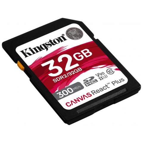 Memoria SDHC 32 GB Canvas React Plus UHS-II U3 V90 Classe 10 Colore Nero - Foto 2