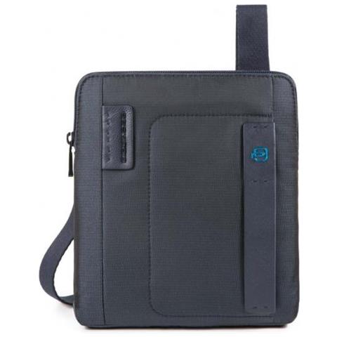 Borsello P16 Borsello Ipadmini Tessuto E Pelle Chevron Blu Nd Scelta= p Chevron Blu - Foto 1