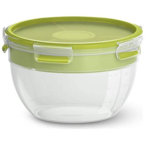 N10713 Rotondo Scatola 2,6 L Verde, Trasparente 3 pz - Foto 1