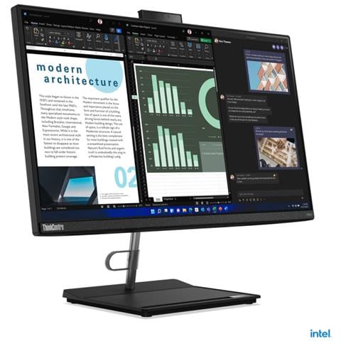 All-In-One ThinkCentre neo 30a Monitor 23.8" Full HD Intel Core i7-13620H Deca Core Ram 16 GB SSD 512 GB DVD±RW 2x USB 3.2 Windows 11 Pro - Foto 1