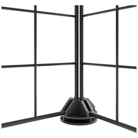 Gabbia Per Animali 44 Pannelli Con Porta Nera 35x35 Cm Acciaio - Foto 4