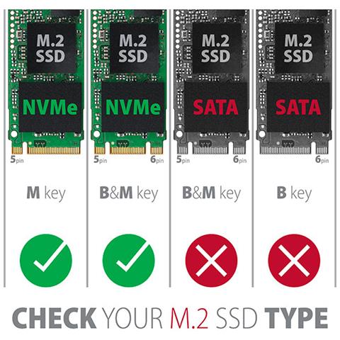 EEM2-UG2 contenitore di unità di archiviazione Box esterno SSD Nero, Grigio M. 2 - Foto 16
