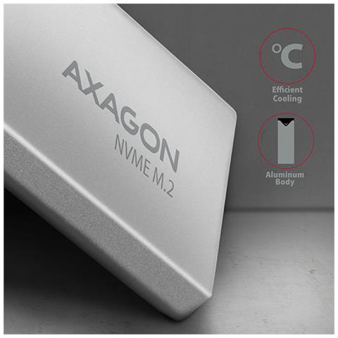 EEM2-UG2 contenitore di unità di archiviazione Box esterno SSD Nero, Grigio M. 2 - Foto 2