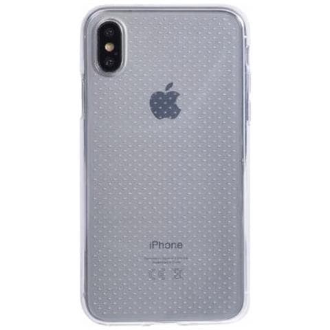 Cover Per Iphone X /xs Silicone Morbido E Puntinato, Trasparente - Foto 1