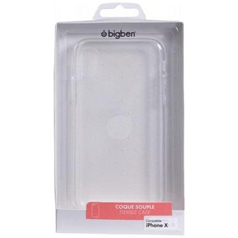 Cover Per Iphone X /xs Silicone Morbido E Puntinato, Trasparente - Foto 4