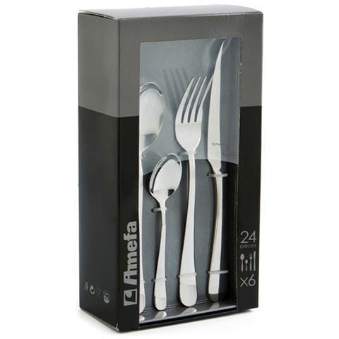 Servizio Di Posate Amefa Austin (24 Pcs) Acciaio Inossidabile - Foto 2