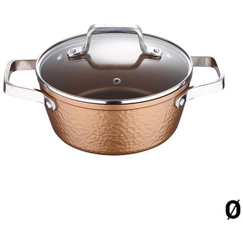 Casseruola Rame Alluminio Forgiato Ø 20 X 8,3 Cm - Foto 1