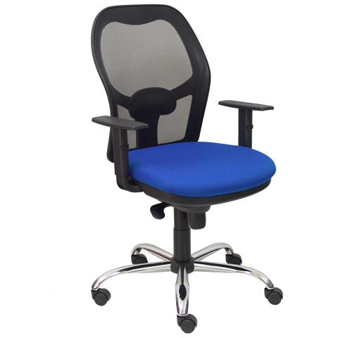 Sedia Da Ufficio 10ccrrn Azzurro - Foto 1