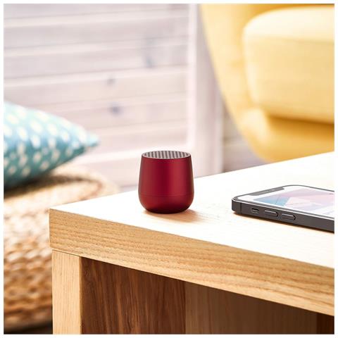 Altoparlante Bluetooth Portatile Mino Rosso Scuro 3 W - Foto 4
