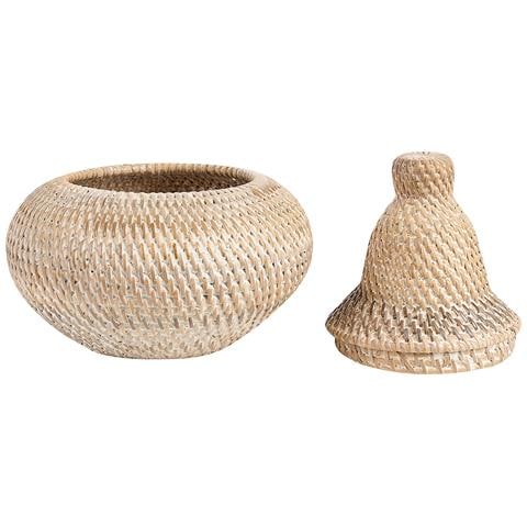 Cestino Bila Rattan Naturale - Foto 2