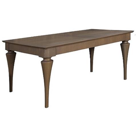 Tavolo Allungabile In Legno Massello Di Rovere L. 180 P. 100 H. 78 - Foto 1