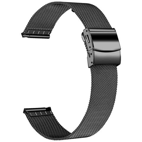 Bracciale In Acciaio Inossidabile Garmin Venu 3s / Forerunner 265s 18 Mm Black - Foto 1