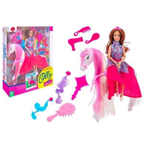 Fashion Doll Con Cavallo - Foto 1