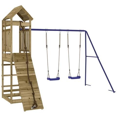 Set Da Gioco Da Esterno In Legno Di Pino Impregnato - Foto 2