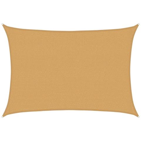Vela Parasole 160 G /m Rettangolare Sabbia 2,5x4 M In Hdpe - Foto 1