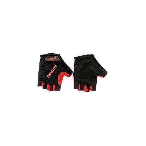 Guanti Mezze Dita Per Bici E Monopattini Unisex Taglia Unica Nero - Foto 1