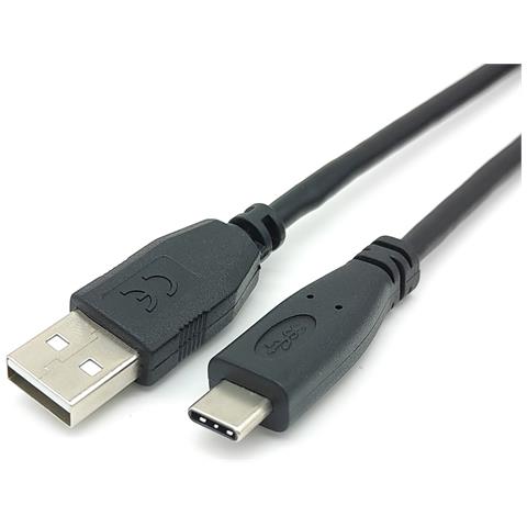 128886 cavo USB USB 2.0 3 m USB A USB C Nero - Foto 2