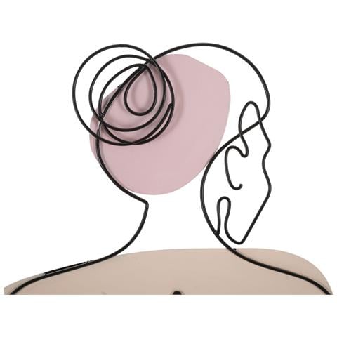 Decorazione In Metallo 3d Corpi 6 - Multicolore - Metallo - 80x1,3x90 Cm - Foto 2