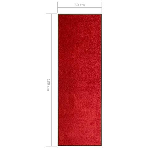 Zerbino Lavabile Rosso 60x180 Cm - Foto 6