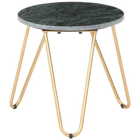 Tavolino Da Salotto Verde 40x40x40 Cm Pietra Vera Testura Marmo - Foto 7