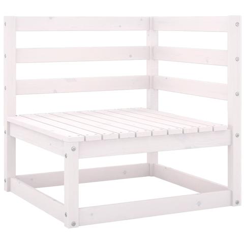 Lusso Casadino -  Divani Angolari Da Giardino 2 Pz In Massello Di Pino Bianco - Foto 1