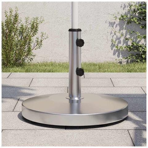 Base Per Ombrellone Per Pali Ø32/38/48 Mm 25 Kg Rotonda - Foto 8